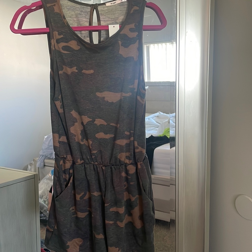Franchesca’s camo romper